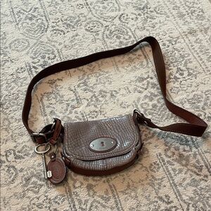 Fossil Brown Crossbody Bag